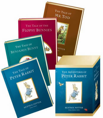 The Tales of Peter Rabbit: ""Tale of Peter Rabbit"", ""Tale of Benjamin Bunny"", ""Tale of the Flopsy Bunnies"", ""Tale of Mr. Tod""