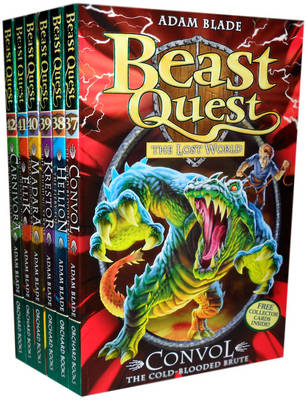 Beast Quest Series 7 Collection: Convol the Cold-blooded Brute, Hellion the Fiery Foe, Krestor the Crushing Terror, Madara the Midnight Warrior, Ellik the Lightning Horror, Carnivora the Winged Scavenger