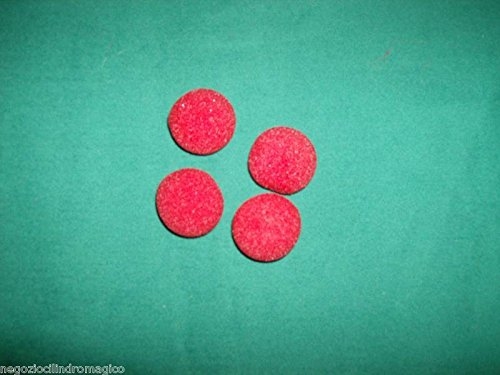 4 palline spugna 3,5cm, trucchi magia,giochi di prestigio