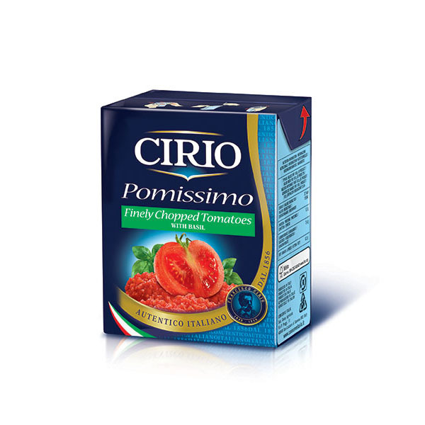 Cirio fínhakkaðir tómatar með basil
