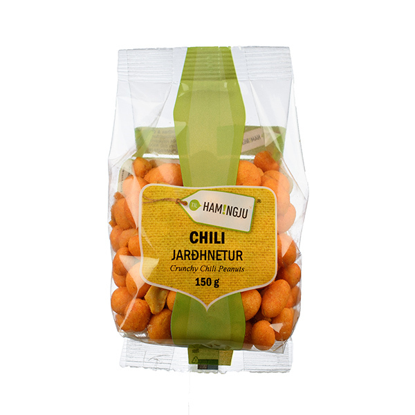 Til hamingju Chilli jarðhnetur