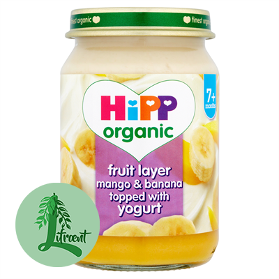 HIPP mangó og banana jógúrt blanda