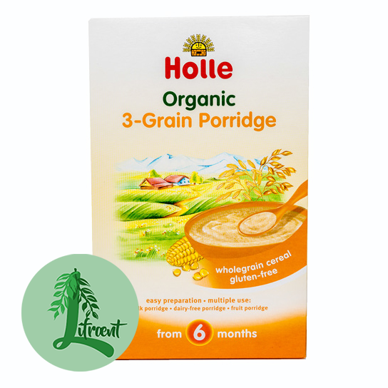 Holle 3-kornagrautur 250g