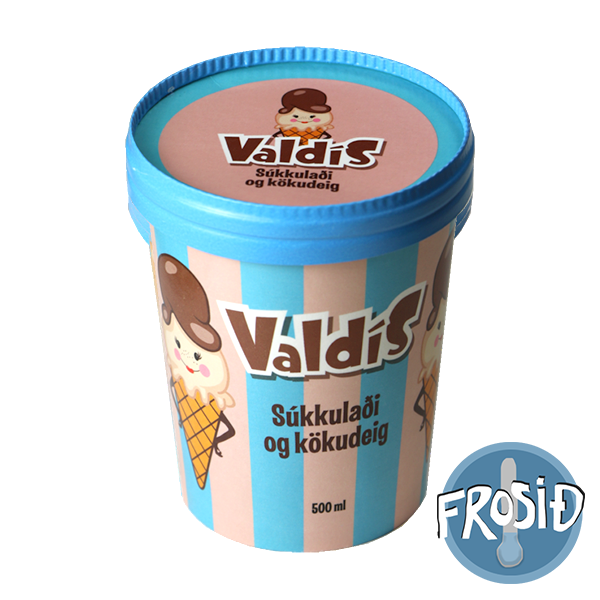 Valdís - Súkkulaði og kökudeig 500 ml