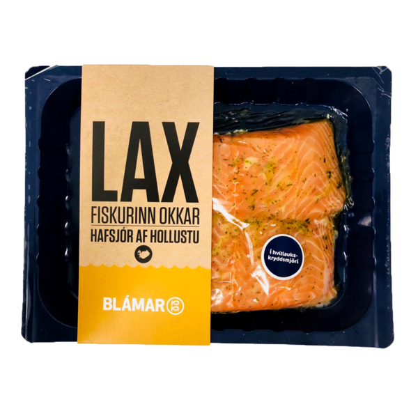 Blámar Lax í hvítlauksmarineringu