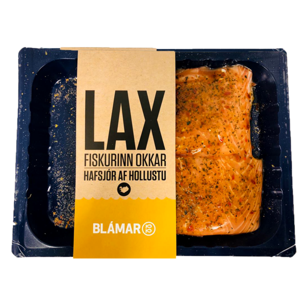 Blámar Lax í hunangs- og engiferkryddblöndu