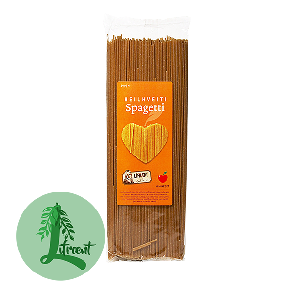 Himneskt Heilhveiti spaghetti