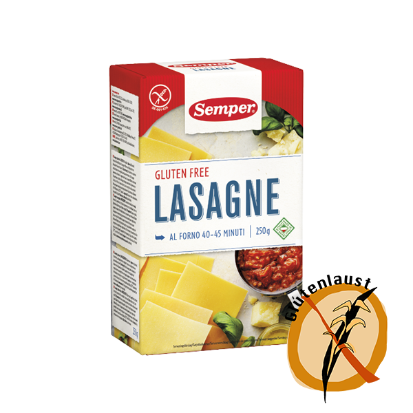 Semper Lasagne Glúteinlaust pasta