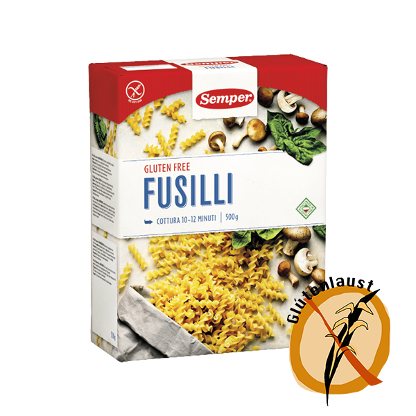 Semper Fusilli Glúteinlaust pasta
