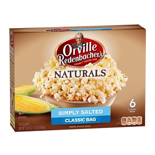 Orville Örbylgjupopp 6-pk Venjulegt