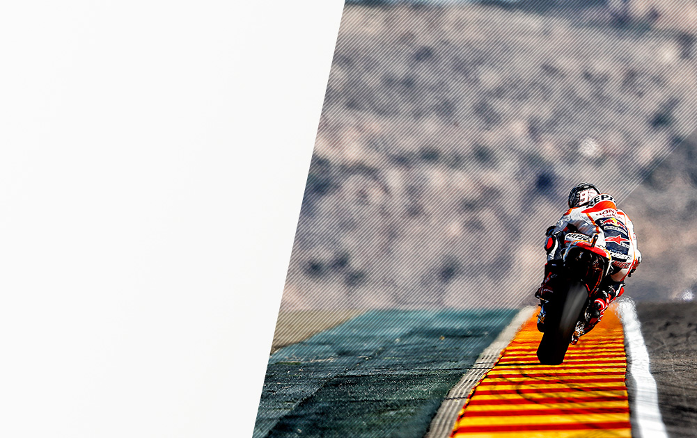 Marc Márquez en el circuito de Motorland Aragón