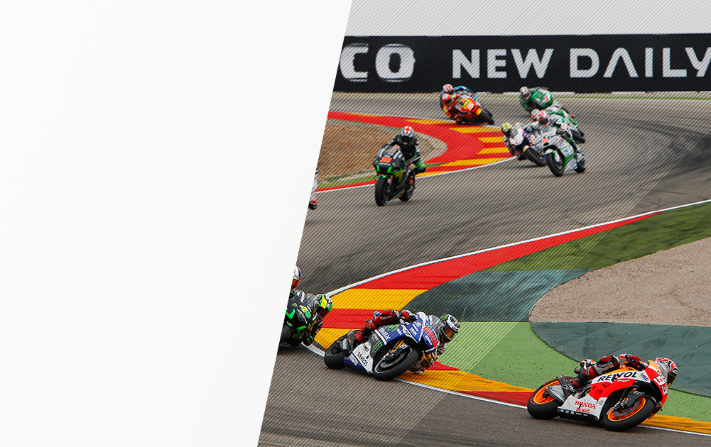 Marc Márquez en el circuito de Motorland Aragón
