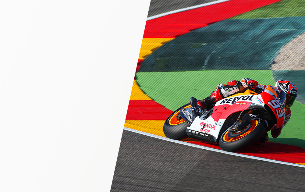Marc Márquez en el circuito de Motorland Aragón