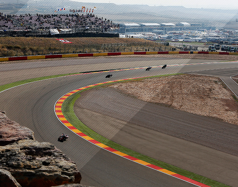 Marc Márquez en el circuito de Motorland Aragón