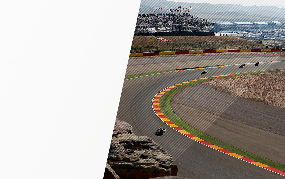 Marc Márquez en el circuito de Motorland Aragón