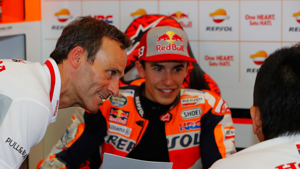 Alberto Puig: “The positive point is that Marc won and that his closest championship rivals didn’t score points”