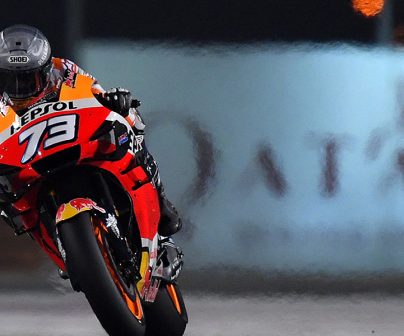 Álex Márquez pilotando la RC213V