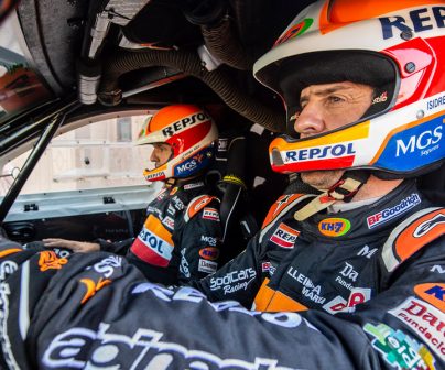 Isidre Esteve compitiendo en el Dakar 2020