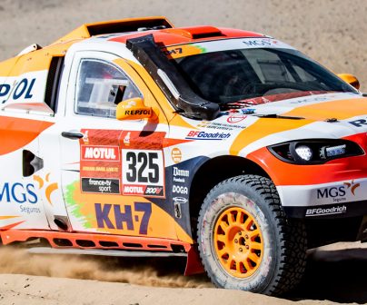 Isidre esteve en la primera etapa del dakar 2020