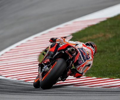 Jorge Lorenzo en pista durante el GP de Malasia 2019