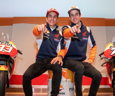 Marc Márquez y Álex Márquez en Campus Resol