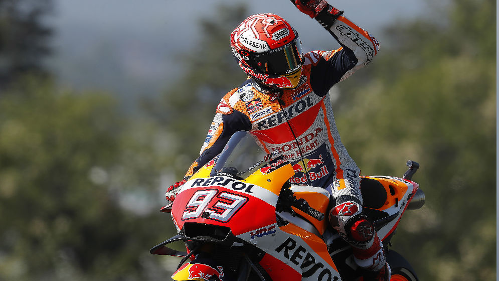 Front row start for Márquez in France