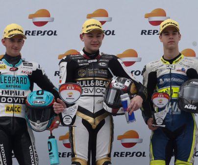 Podio del FIM CEV Repsol en Estoril