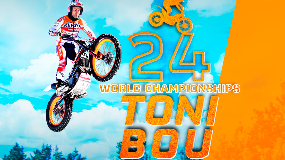 Wallpaper Toni Bou 24 Mundiales de Trial Wallpaper Toni Bou 24 championships