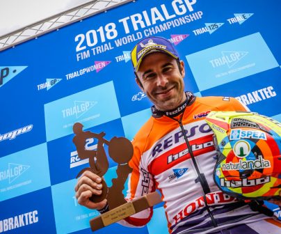 Toni bou en el podio