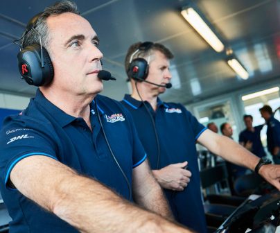 Control de carrera en la Red Bull Air Race