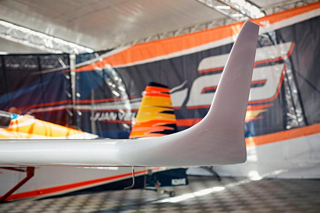 Detalle del winglet del Edge 540