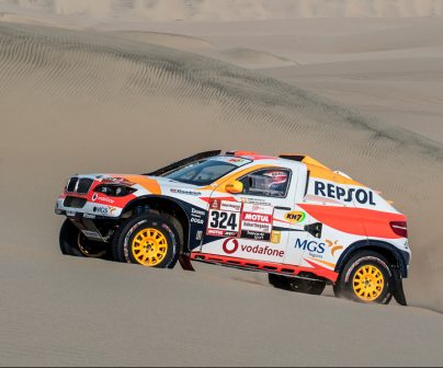 Coche del Repsol Rally Team