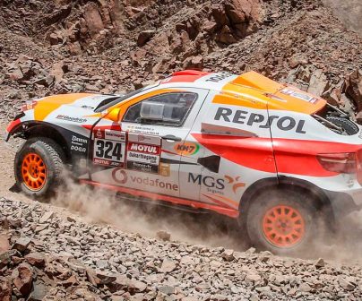 Isidre esteve en rally con rocas