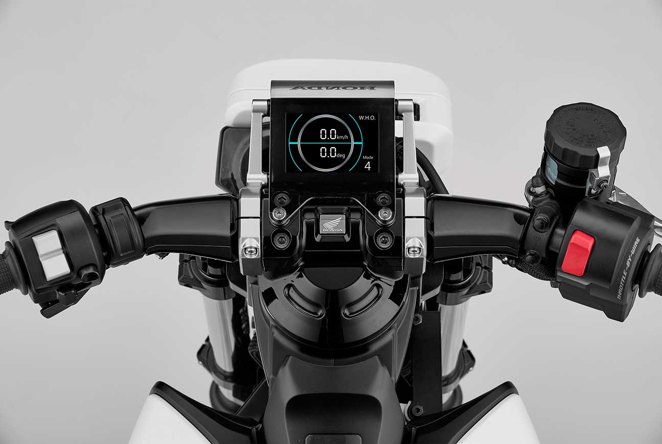 Cuadro de mandos del prototipo Honda Riding Assist-e