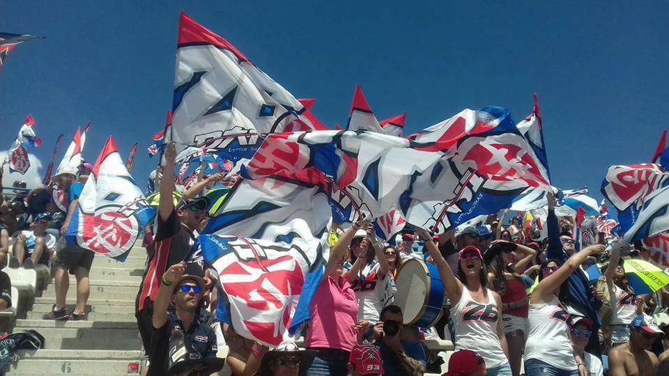 Fans de Dani Pedrosa en las gradas