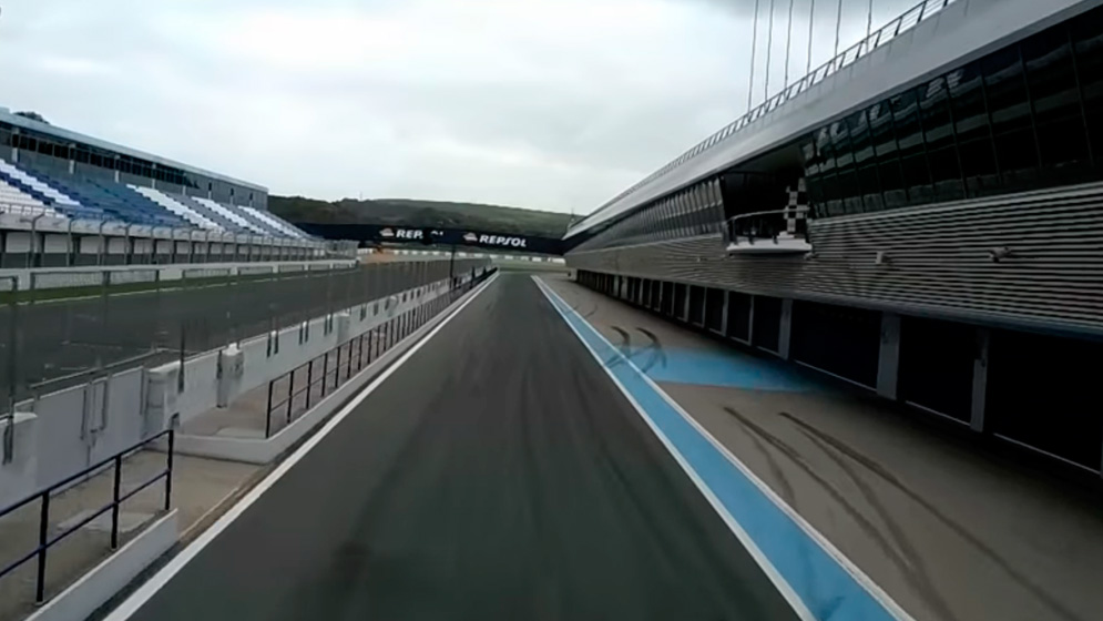 Marc Márquez y Dani Pedrosa en el Circuito de Jerez 2017