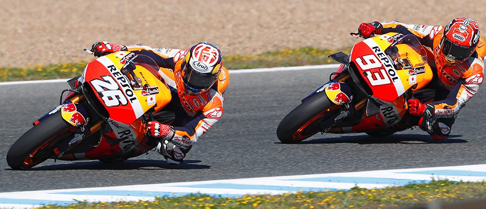 Márquez y Pedrosa, listos para seguir avanzando en Francia