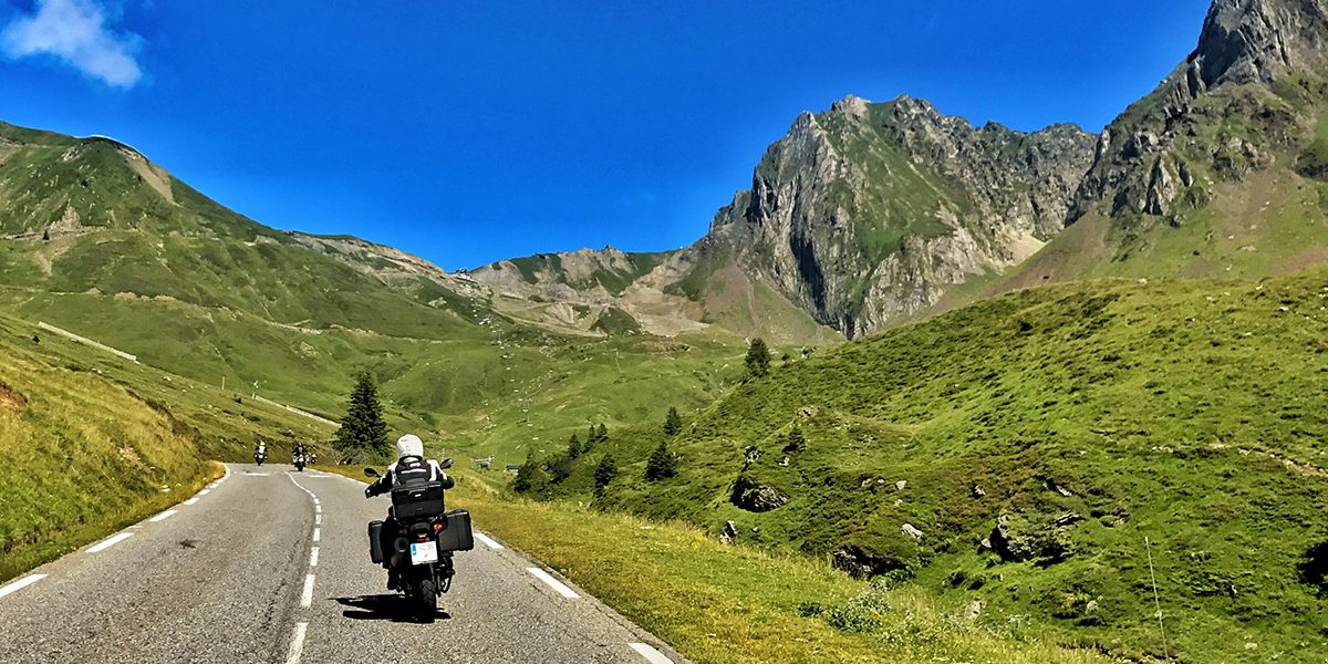 The Trans Pyrenees route on motorcycle Box Repsol