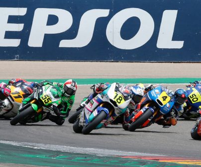 Pilotos FIM CEV Repsol en curva