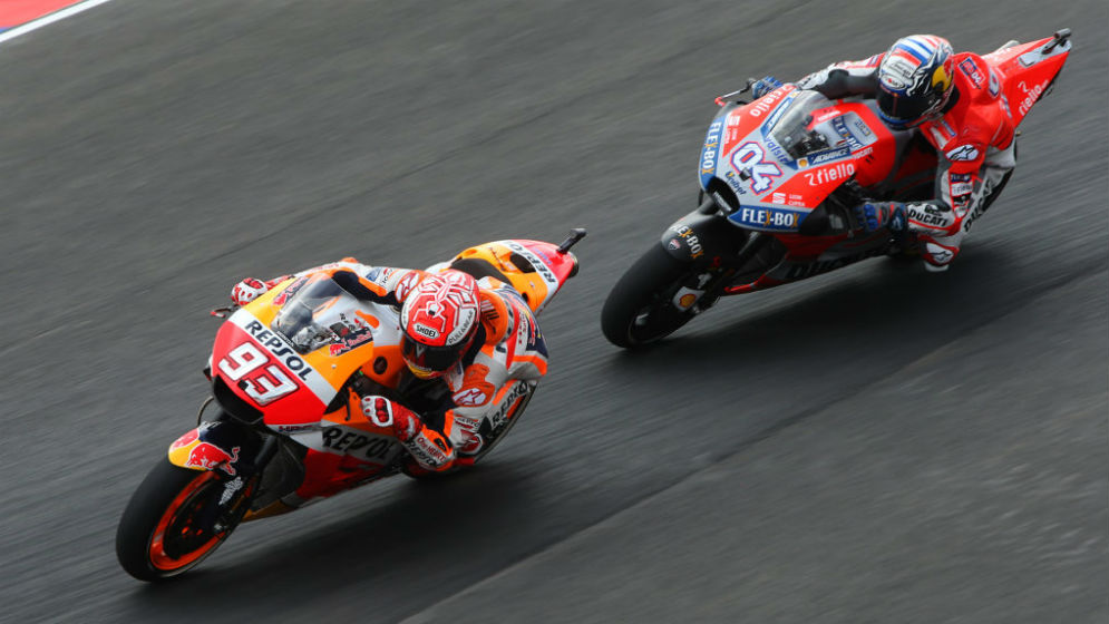 Márquez and Pedrosa top first two sessions on day one in Argentina