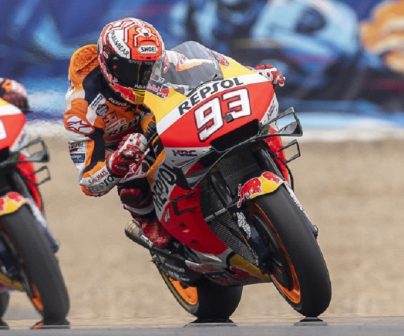 Márquez y Lorenzo en el GP de ESpaña 2019