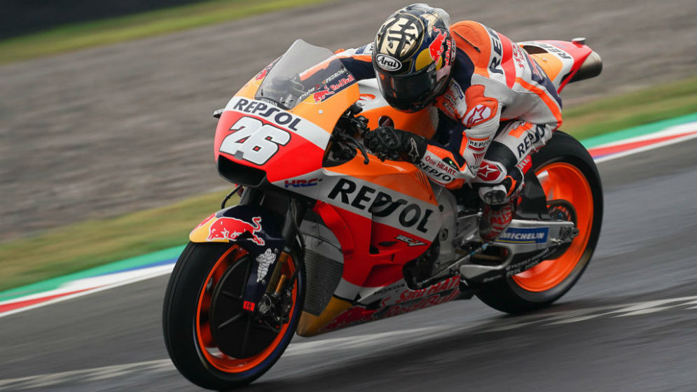 Dani Pedrosa to start from second after tight qualifying session