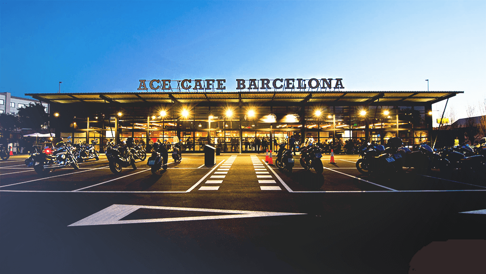 Edificio y Parking del Ace Cafe Barcelona Edificio y Parking del Ace Cafe Barcelona