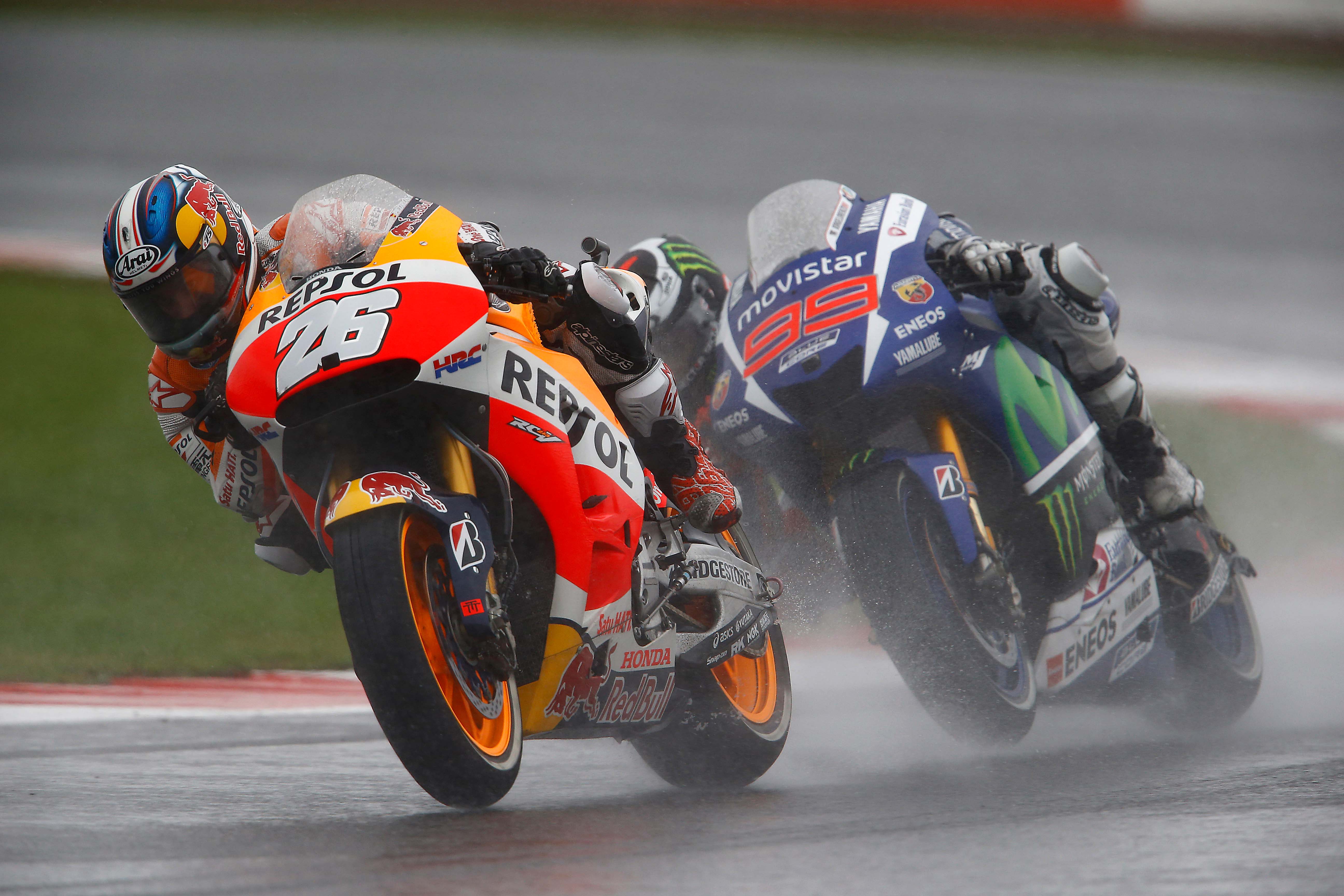 Motogp In The Rain