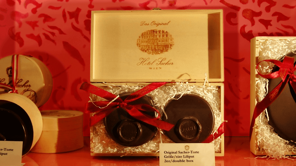 Tarta Sacher original. Tarta Sacher original.