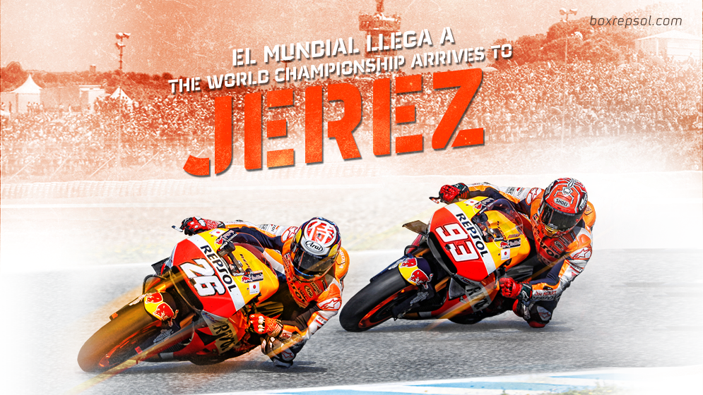 Wallpaper Jerez con Marc y Dani