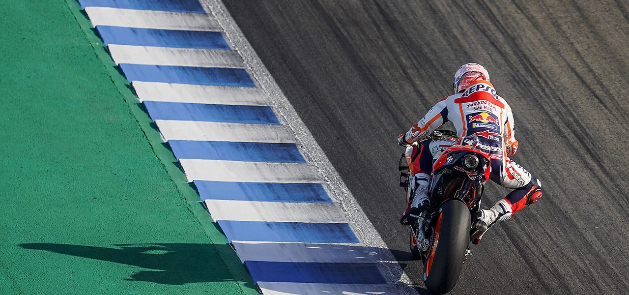 marc-marquez-gp-españa-2020-pista1 Fotos del GP de España Marc Márquez en pista en el circuito de Jerez