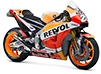 Miniatura de la moto de Dani Pedrosa