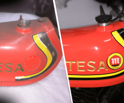 Restauración carenado antes y después
