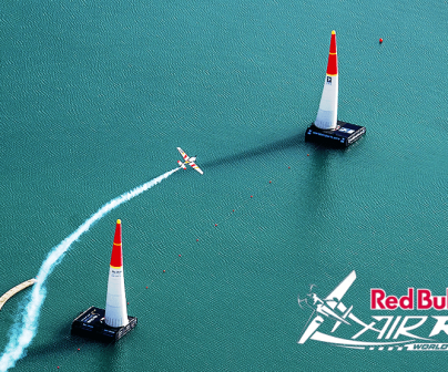 Toma aérea de la Red Bull Air Race